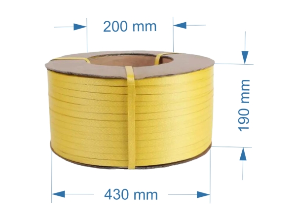 Banding tape roll dimensions