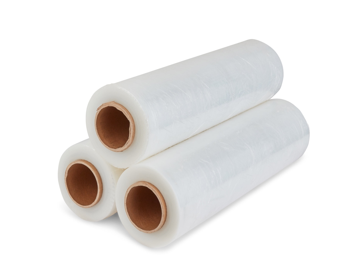 Polyethylene wrap film, 500 mm wide, 475 M long