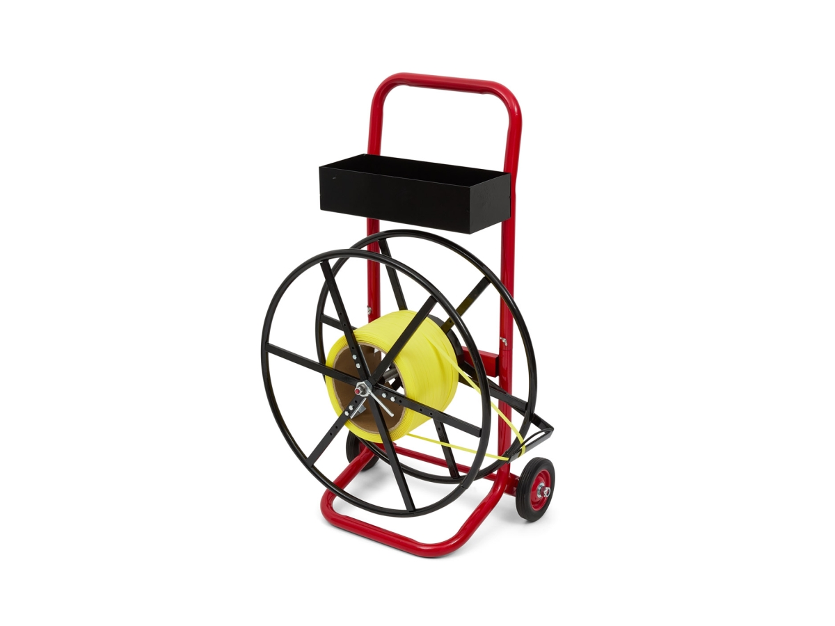 Adjustable Core Strapping Tape Cart